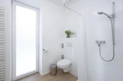 Ein Badezimmer in der Unterkunft Fischerhuus Wohnung 1