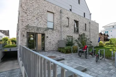 Das Gebäude in dem sich die Ferienwohnung befindet