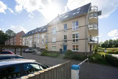 Das Gebäude in dem sich die Ferienwohnung befindet