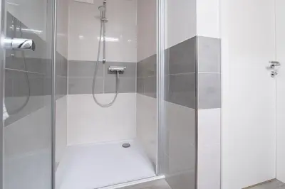 Ein Badezimmer in der Unterkunft Strandvilla Augustusbad Morgenstern