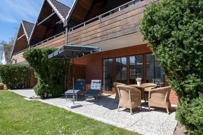 Das Gebäude in dem sich die Ferienwohnung befindet