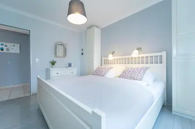 Ein Bett oder Betten in einem Zimmer der Unterkunft Seestraße 43 Wohnung 3