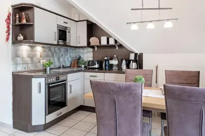 Küche/Küchenzeile in der Unterkunft Schmiedestraße 3 Wohnung 7