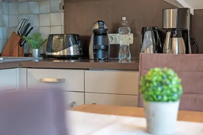 Küche/Küchenzeile in der Unterkunft Schmiedestraße 3 Wohnung 7