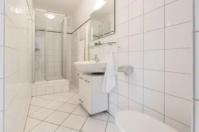 Ein Badezimmer in der Unterkunft Seepferdchen Stüble