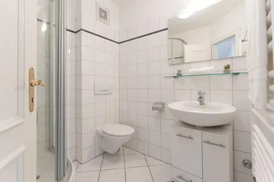 Ein Badezimmer in der Unterkunft Seepferdchen Wulkje