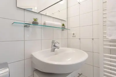 Ein Badezimmer in der Unterkunft Seepferdchen Wulkje