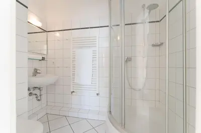 Ein Badezimmer in der Unterkunft Seepferdchen Deern