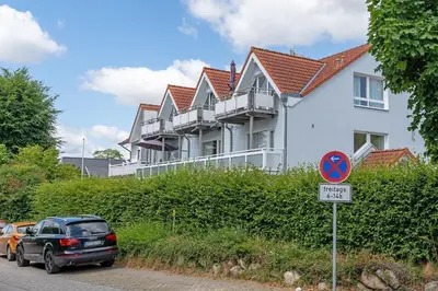 Das Gebäude in dem sich die Ferienwohnung befindet