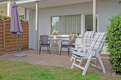 Ein Patio oder anderer Außenbereich in der Unterkunft Seepferdchen Urlaubstied