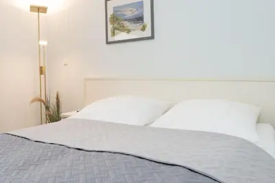 Ein Bett oder Betten in einem Zimmer der Unterkunft Seepferdchen Urlaubstied