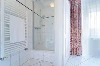 Ein Badezimmer in der Unterkunft Seepferdchen Wellenstuv