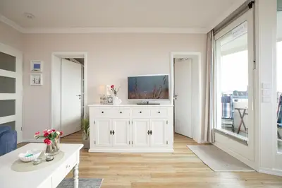 TV/Unterhaltungsangebot in der Unterkunft Haus Beau Rivage Ostseegrass