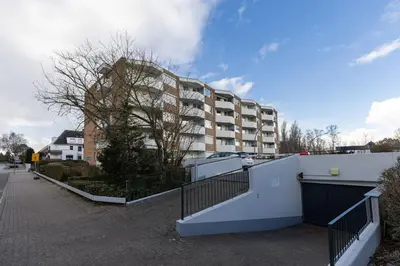 Das Gebäude in dem sich die Ferienwohnung befindet