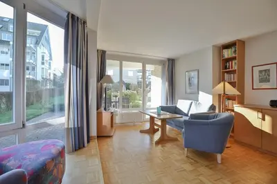 Ein Sitzbereich in der Unterkunft Witthus- Wohnung 2