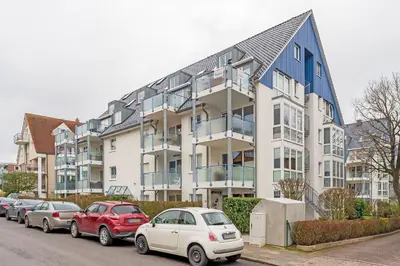 Das Gebäude in dem sich die Ferienwohnung befindet