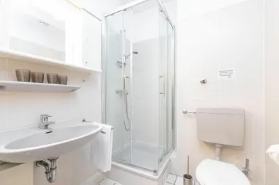 Ein Badezimmer in der Unterkunft Seepark Wohnung 15
