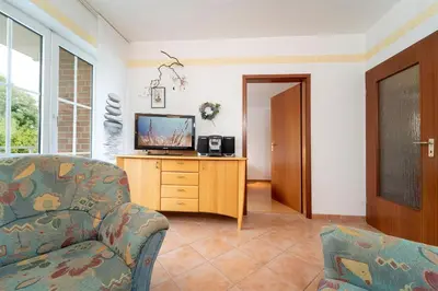 TV/Unterhaltungsangebot in der Unterkunft Seepark Wohnung 11