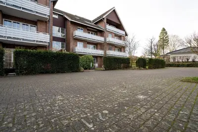 Das Gebäude in dem sich die Ferienwohnung befindet