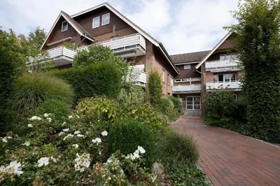 Das Gebäude in dem sich die Ferienwohnung befindet