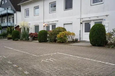 Das Gebäude in dem sich die Ferienwohnung befindet