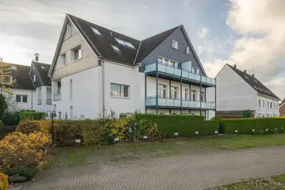 Das Gebäude in dem sich die Ferienwohnung befindet