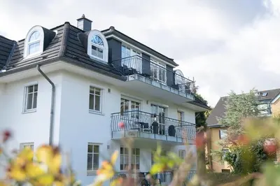 Das Gebäude in dem sich die Ferienwohnung befindet