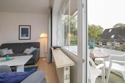 Ein Balkon oder eine Terrasse in der Unterkunft Familyhaus- Wohnung 8