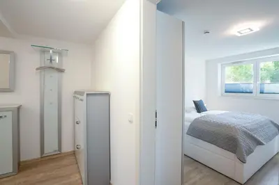 Ein Bett oder Betten in einem Zimmer der Unterkunft Frische Brise