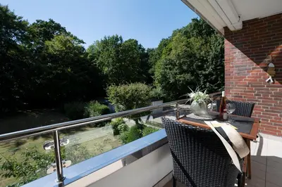 Ein Balkon oder eine Terrasse in der Unterkunft Hang 13 De Strandloper