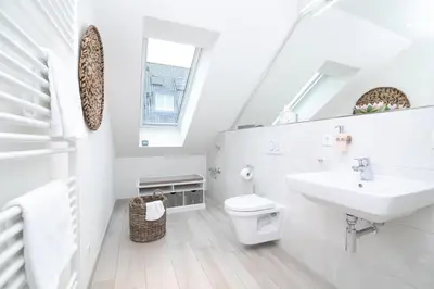 Ein Badezimmer in der Unterkunft Badeweg 7 Audrey Hepburn