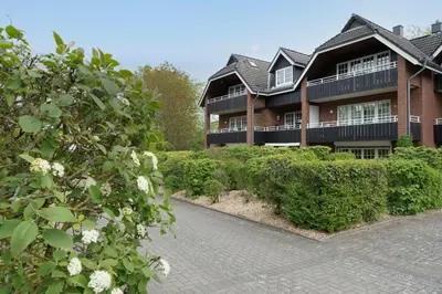 Das Gebäude in dem sich die Ferienwohnung befindet