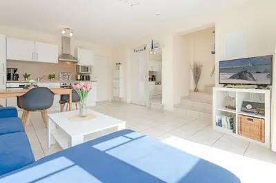 Küche/Küchenzeile in der Unterkunft Strandvilla 27- Turmwohnung