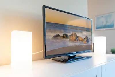 TV/Unterhaltungsangebot in der Unterkunft Haus Bellevue Möwensuite