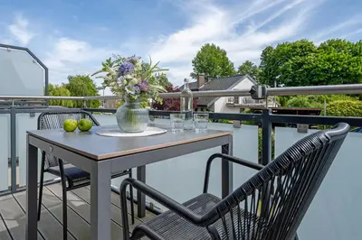 Ein Balkon oder eine Terrasse in der Unterkunft Passatstieg 1 Passatwind 3