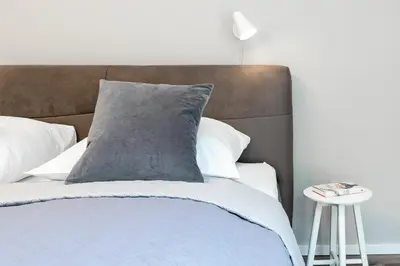 Ein Bett oder Betten in einem Zimmer der Unterkunft Passatstieg 1 Passatwind 3