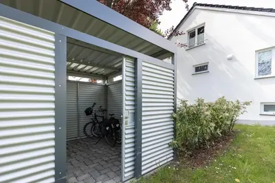 Das Gebäude in dem sich die Ferienwohnung befindet