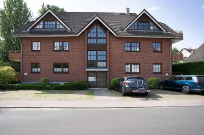 Das Gebäude in dem sich die Ferienwohnung befindet