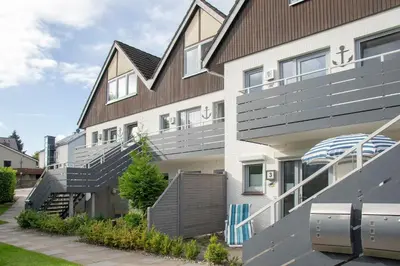 Das Gebäude in dem sich die Ferienwohnung befindet