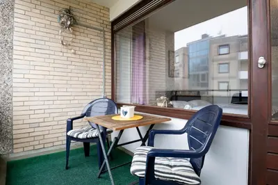 Ein Balkon oder eine Terrasse in der Unterkunft Gorch-Fock-Ring 28 Gorch-Fock II
