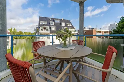 Ein Balkon oder eine Terrasse in der Unterkunft Hansa-Residenz Strandglück