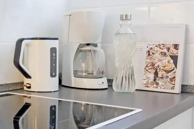 Kaffee-/Teezubehör in der Unterkunft Hansa 3 Piontek Strandblick