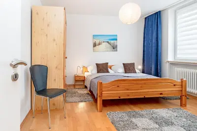 Ein Bett oder Betten in einem Zimmer der Unterkunft Hansa 3 Piontek Strandblick