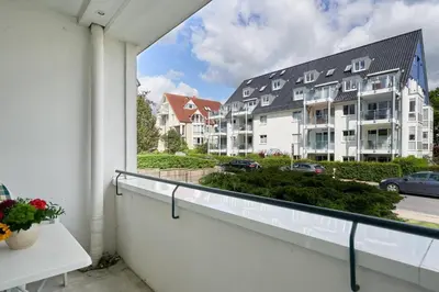 Das Gebäude in dem sich die Ferienwohnung befindet