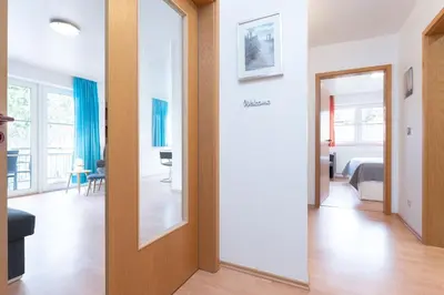 Ein Bett oder Betten in einem Zimmer der Unterkunft Seestraße 56 Wohnung 8
