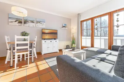 Küche/Küchenzeile in der Unterkunft Landhaus Pönitz am See Wohnung 7