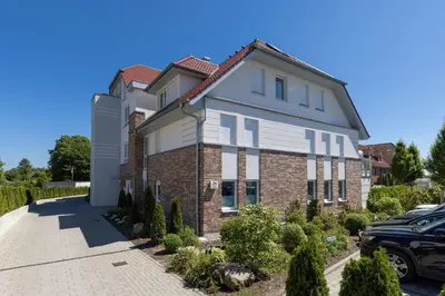Das Gebäude in dem sich die Ferienwohnung befindet