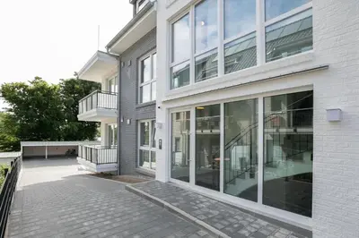 Das Gebäude in dem sich die Ferienwohnung befindet