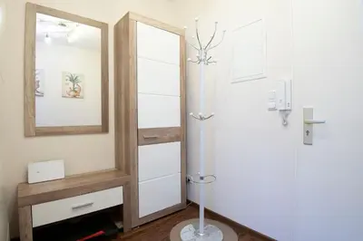 Ein Badezimmer in der Unterkunft Erste Reihe