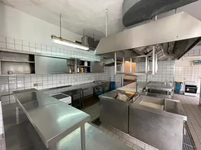 Küche/Küchenzeile in der Unterkunft K 357 - Low budget Hotel in Ratekau bei Lübeck